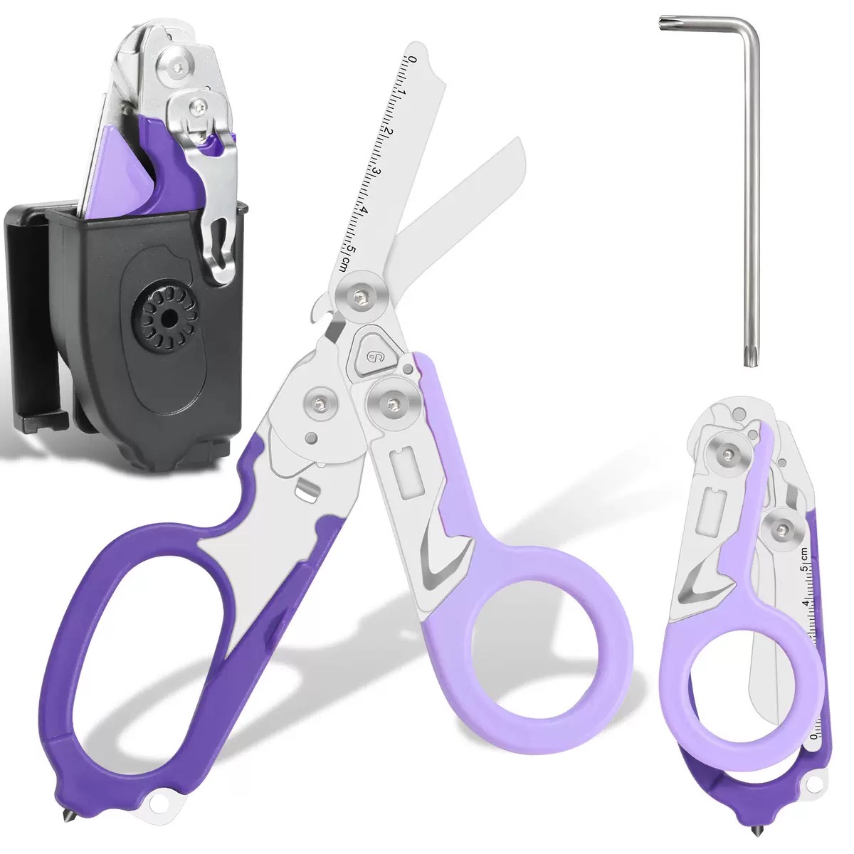 6-in-1 multifunctioneel reddingsgereedschap: multifunctionele medische schaar