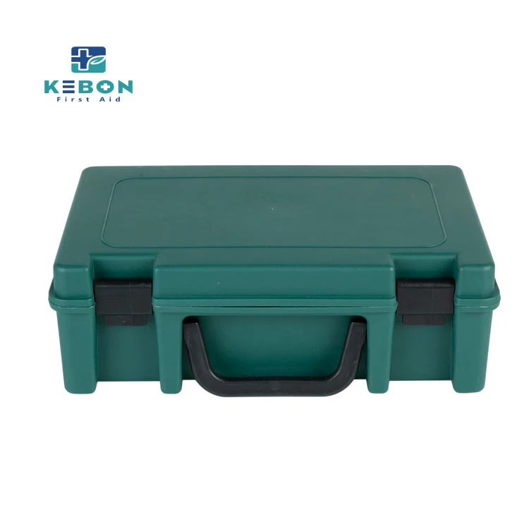 Groene plastic EHBO -kit