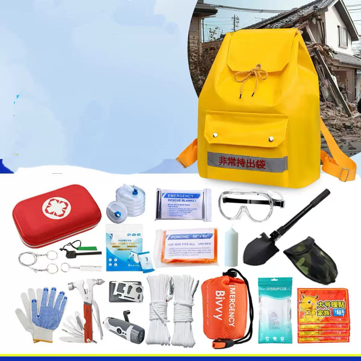 Introductie van de KEBON Emergency Survival Backpack – uw ultieme partner voor paraatheid bij rampen