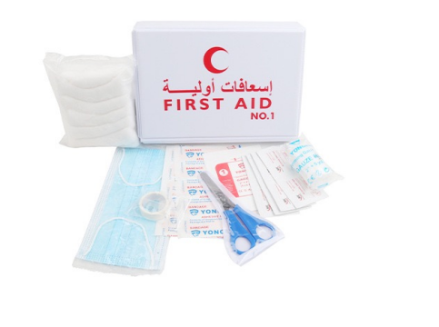 Premium leren EHBO-set – waterdichte medische noodset voor auto, reizen, thuis en op kantoor